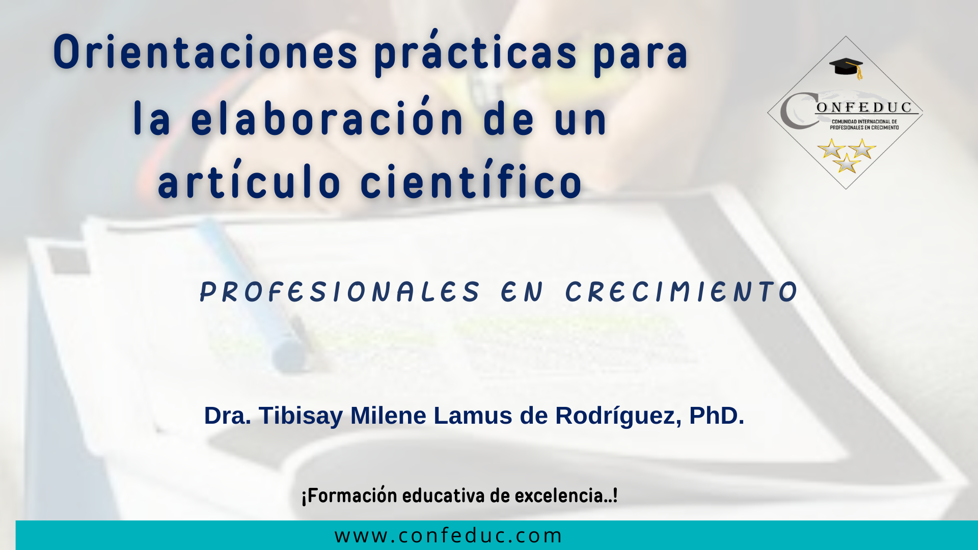 Orientaciones prácticas para la elaboración de un artículo científico 💬