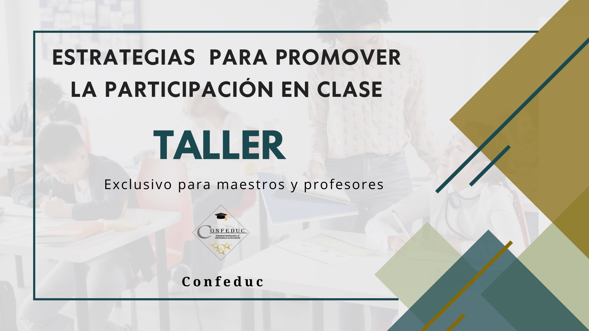 ESTRATEGIAS PARA PROMOVER LA PARTICIPACIÓN EN CLASE